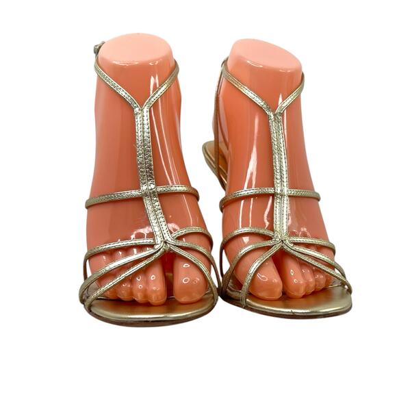 BADGLEY MISCHKA Ava II 4" Heels Patent Leather in Rose Gold Women's Size 7.5M - Picture 10 of 12